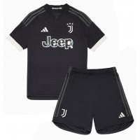 Fotbalové Dres Juventus Dětské Alternativní 2023-24 Krátký Rukáv (+ trenýrky)